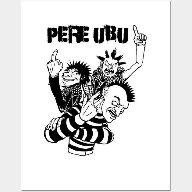 Punk Rock Man Of Pere Ubu Wall Art by samsa